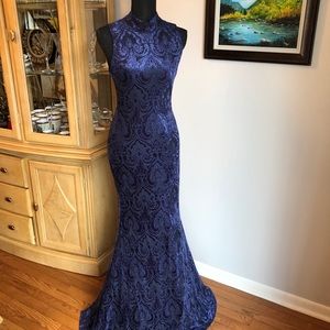 Long Blue Dress